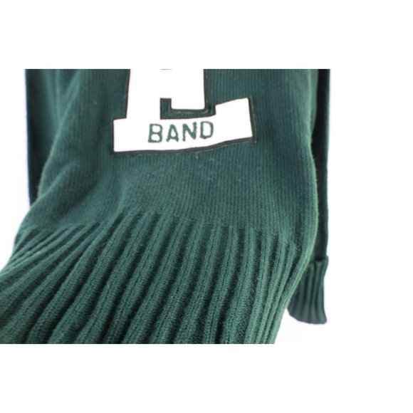 Vtg 70s Mens 40 Eastern Michigan University Band Letterman Varsity Sweater USA - Picture 7 of 10